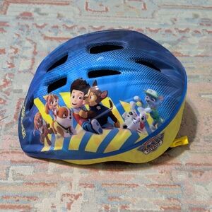 Paw Patrol Kids Helmet - Blue and Yellow Adventure
